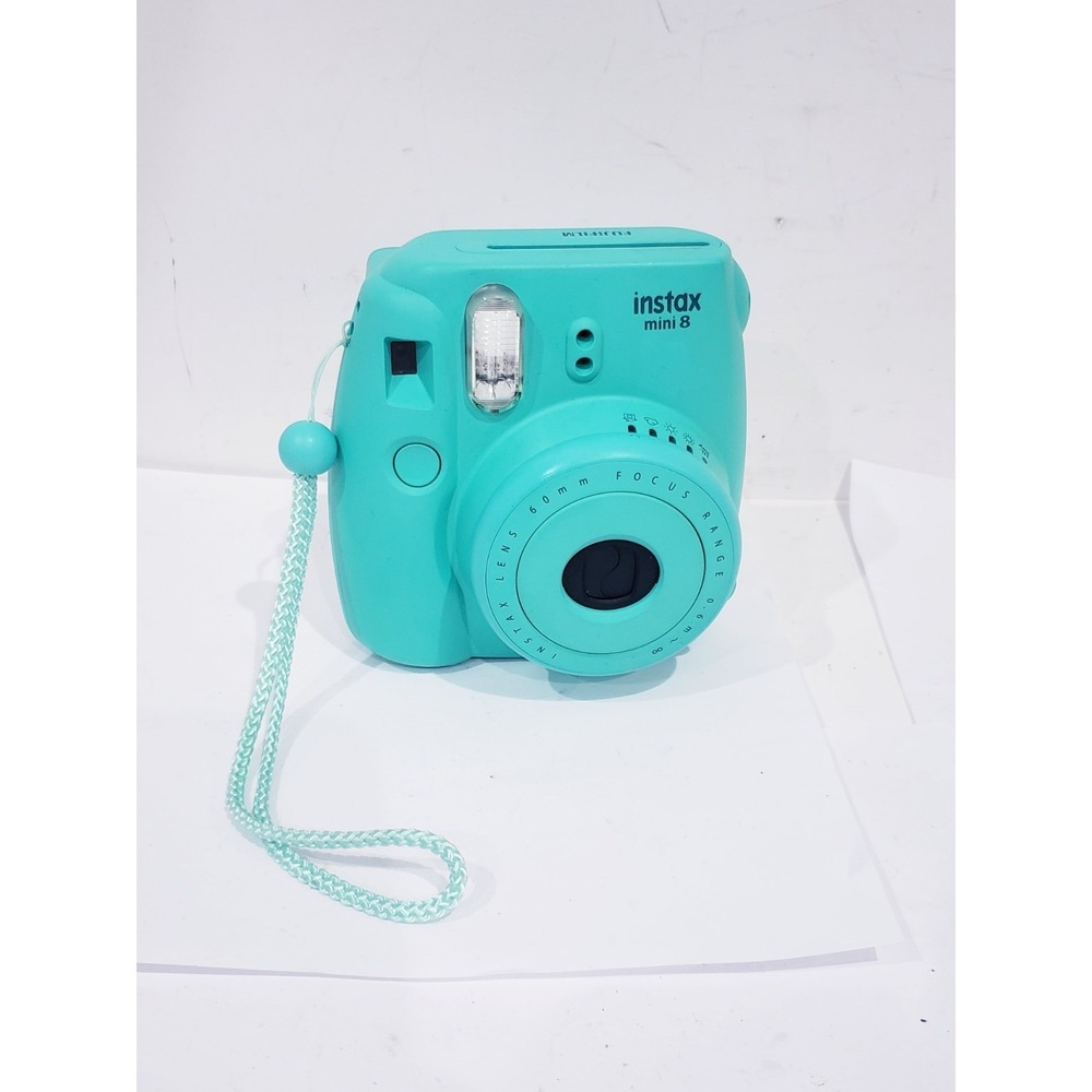 Fujifilm Instax Mini 8 Instant Film Camera Green Tested Working